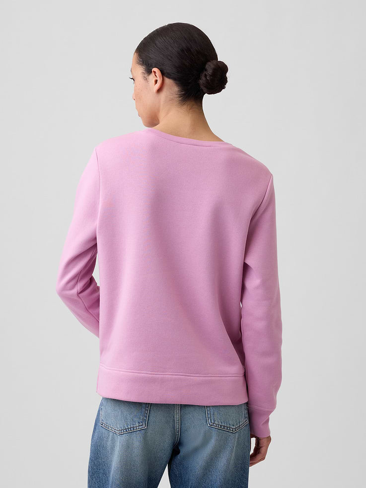 Sudadera GAP de mujer Relaxed Logo Perfect Lilac, vista 2 #color_GAP Perfect Lilac