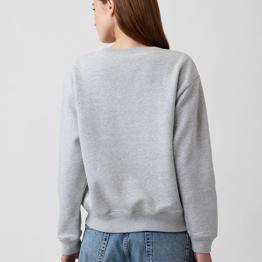 Vista posterior de la sudadera GAP Bow en modelo #color_GAP Bow