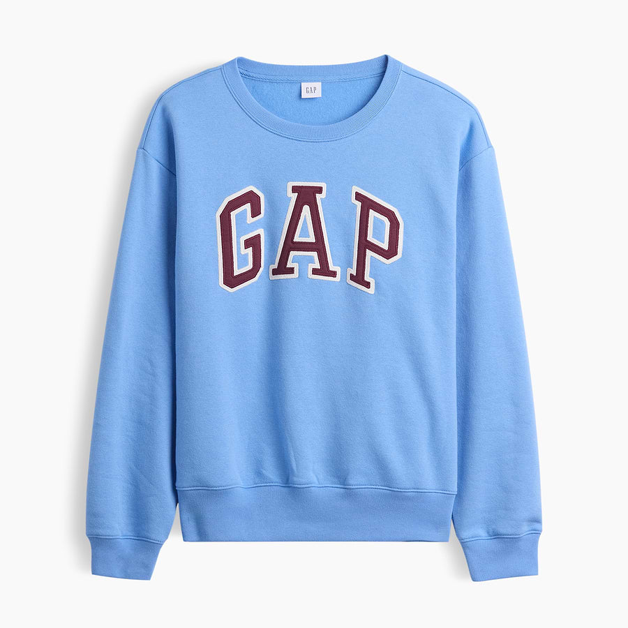 Sudadera GAP Blue rain extendida, vista frontal #color_GAP Blue rain