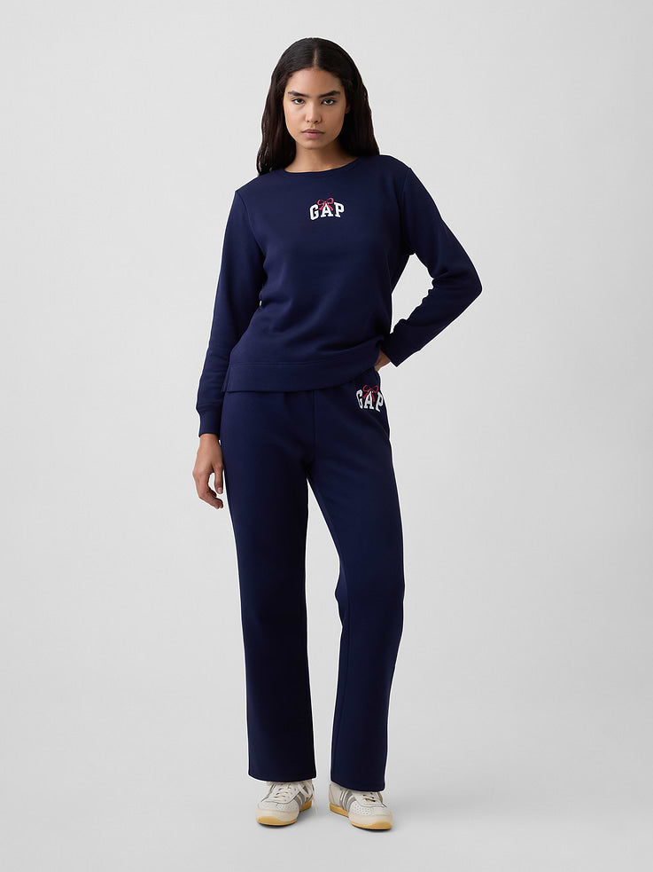 Sudadera GAP de mujer Relaxed Logo Navy Bows, vista 3 #color_GAP Navy Bows