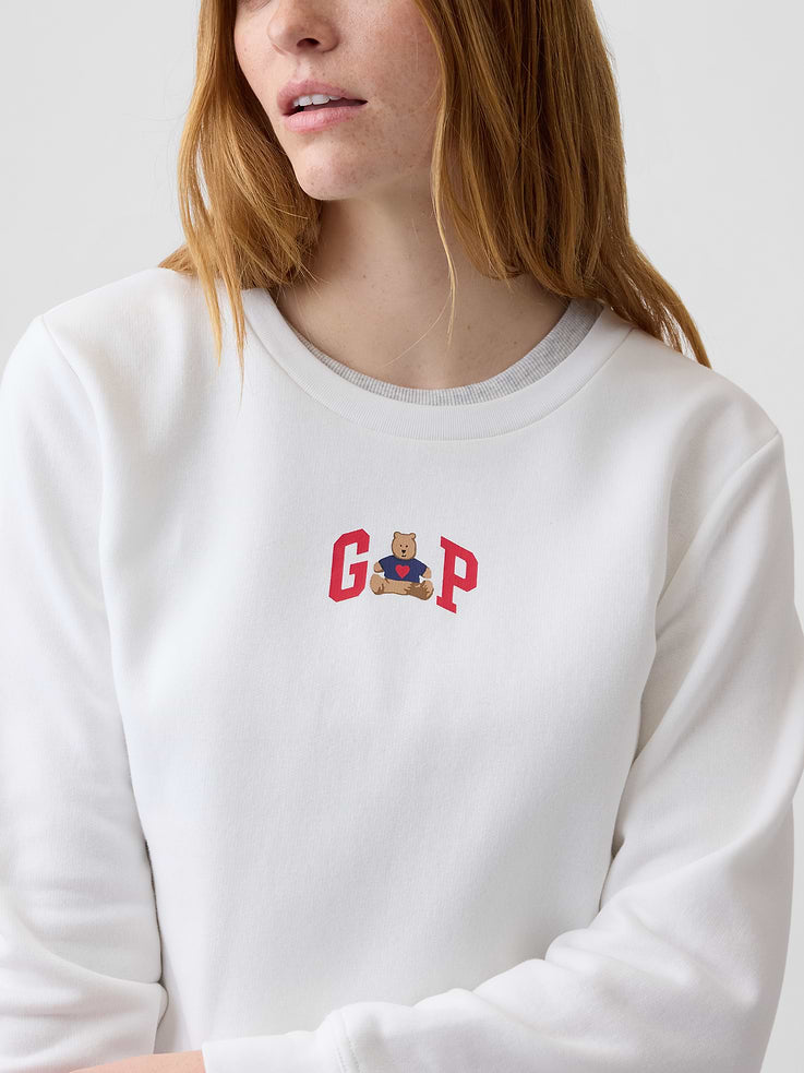 Sudadera GAP de mujer Relaxed Logo Bear, vista 4 #color_GAP Bear