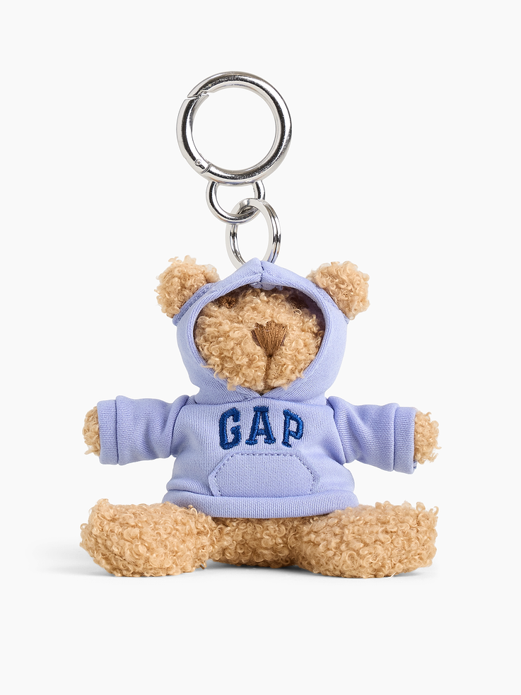 Gap Brannan Bear Hoodie Bag Charm Airstream Blue vista principal #color_GAP Airstream Blue