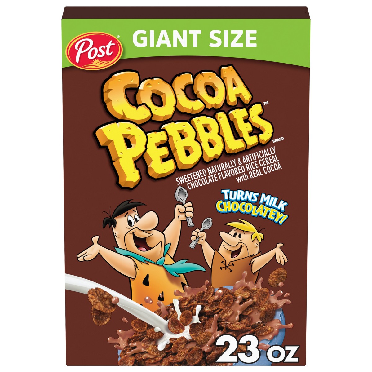 Post Cocoa Pebbles 23 oz vista frontal #tamaño_23 oz / 652 g