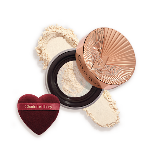 Charlotte Tilbury Airbrush Flawless Blur Loose Setting Powder Translucent Fair Medium packshot #color_CT Translucent Fair/Medium