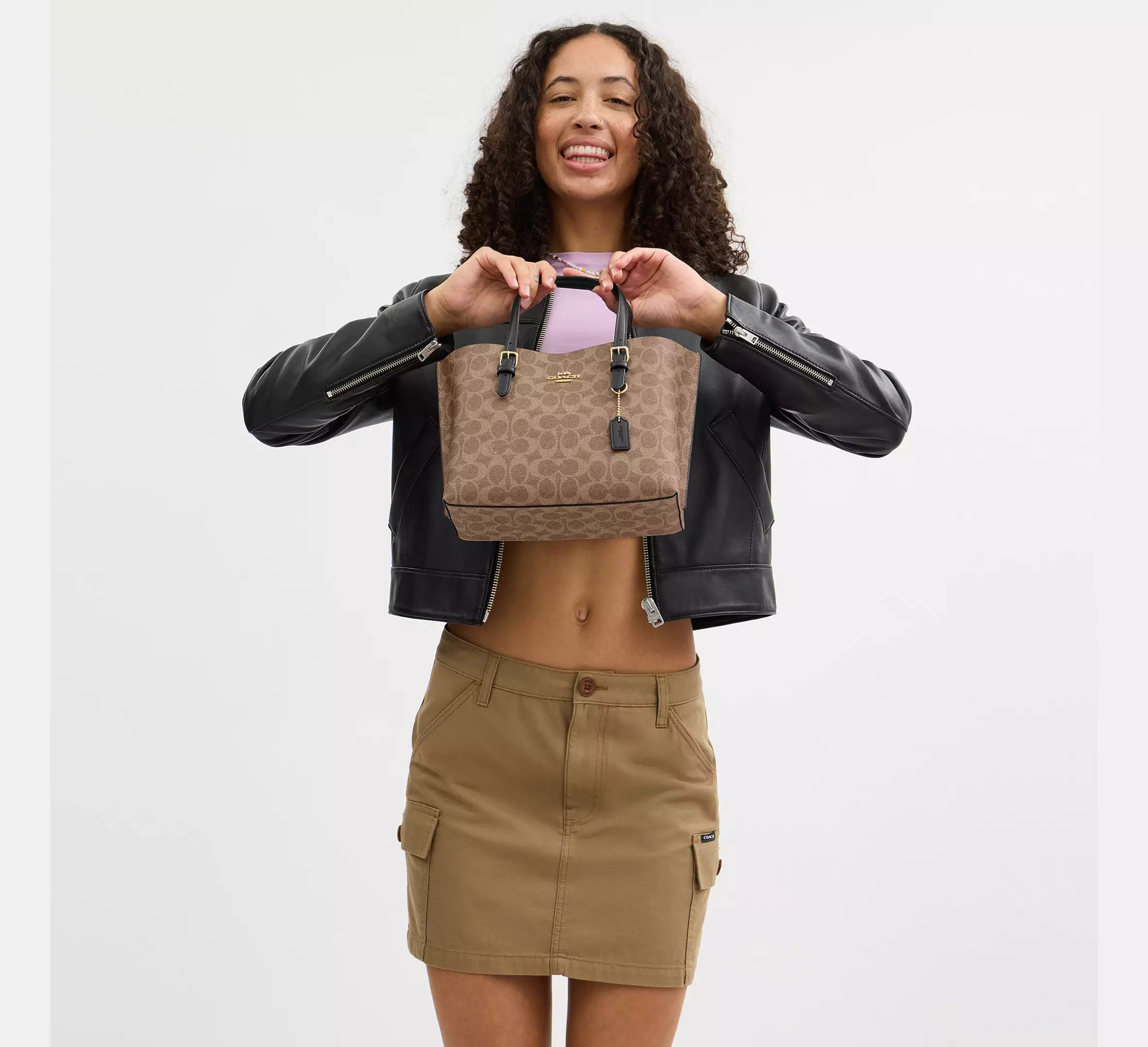 Mollie Tote Bag 25 In Signature Canvas