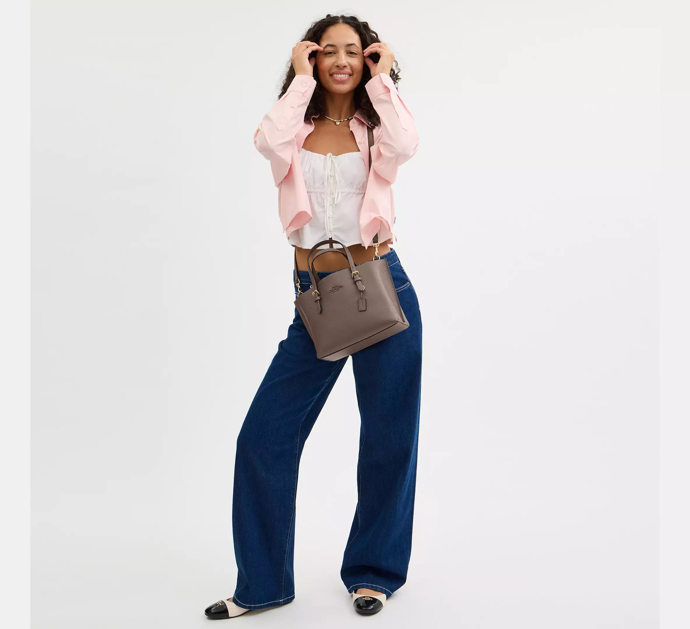 Mollie Tote Bag 25 In Signature Canvas