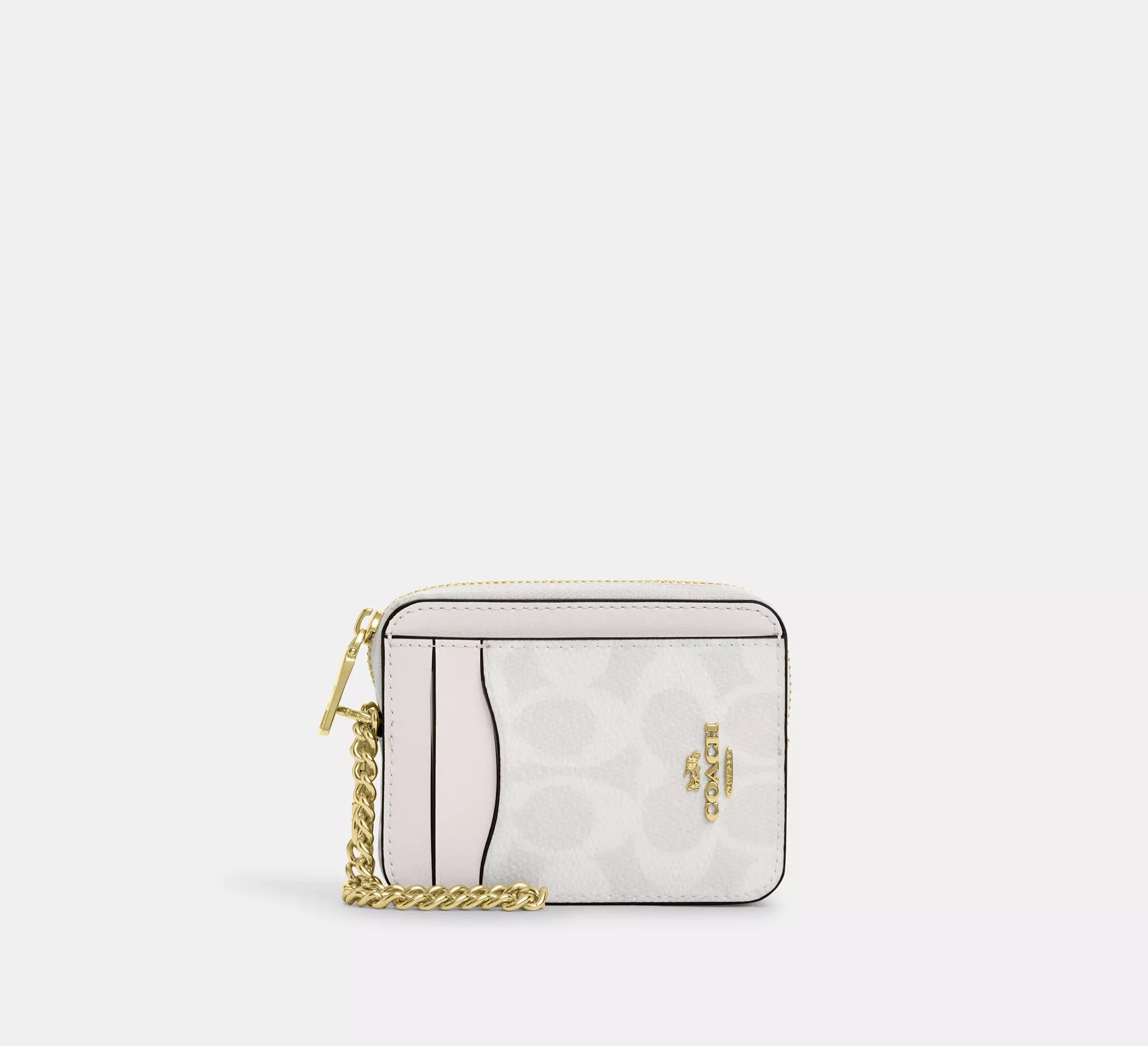 Zip Card Case In Signature Canvas