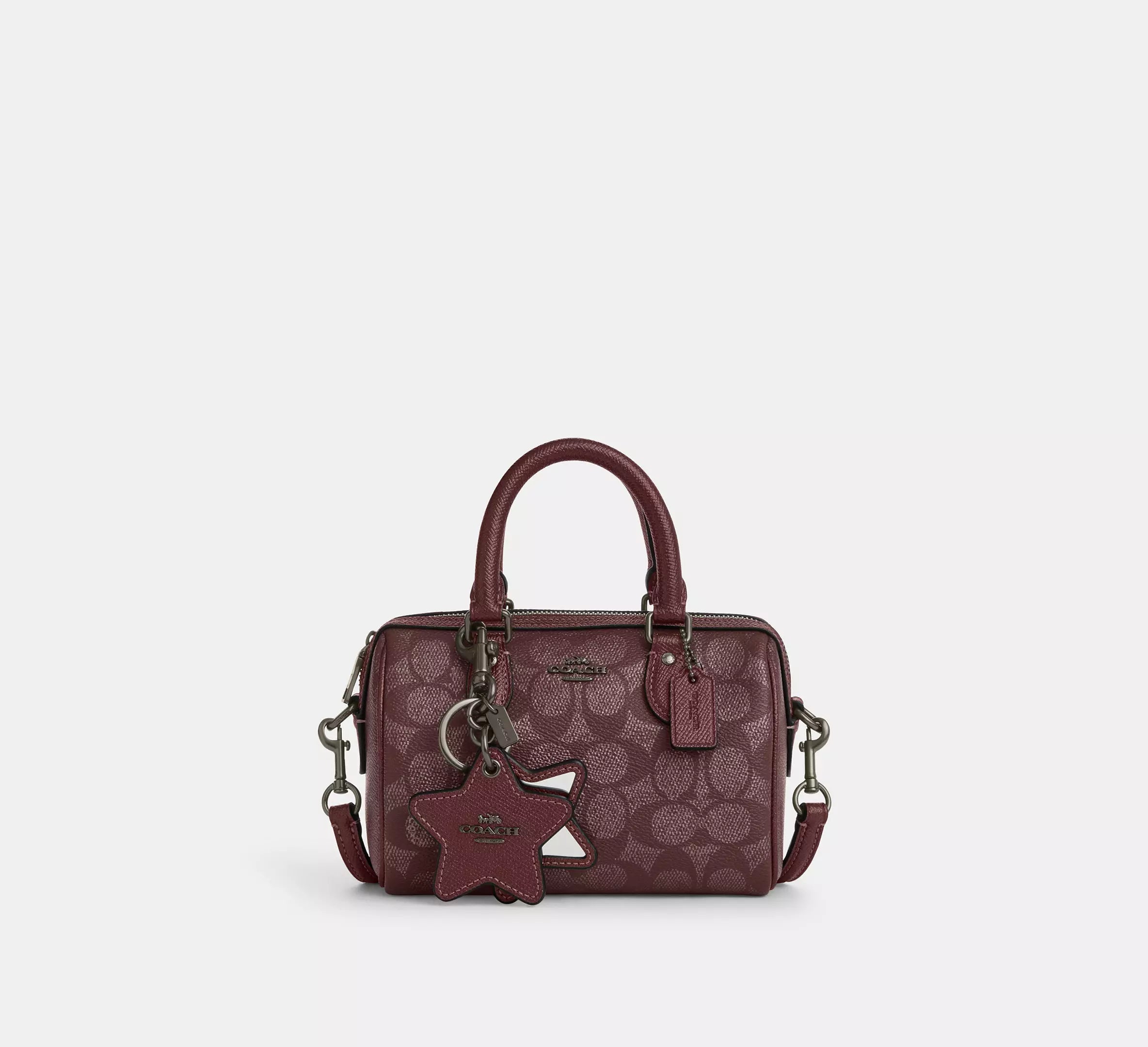 Coach - Boxed Mini Rowan Crossbody Bag In Signature Canvas | Bolso Crossbody, Accesorio de Lujo, Diseño Exclusivo