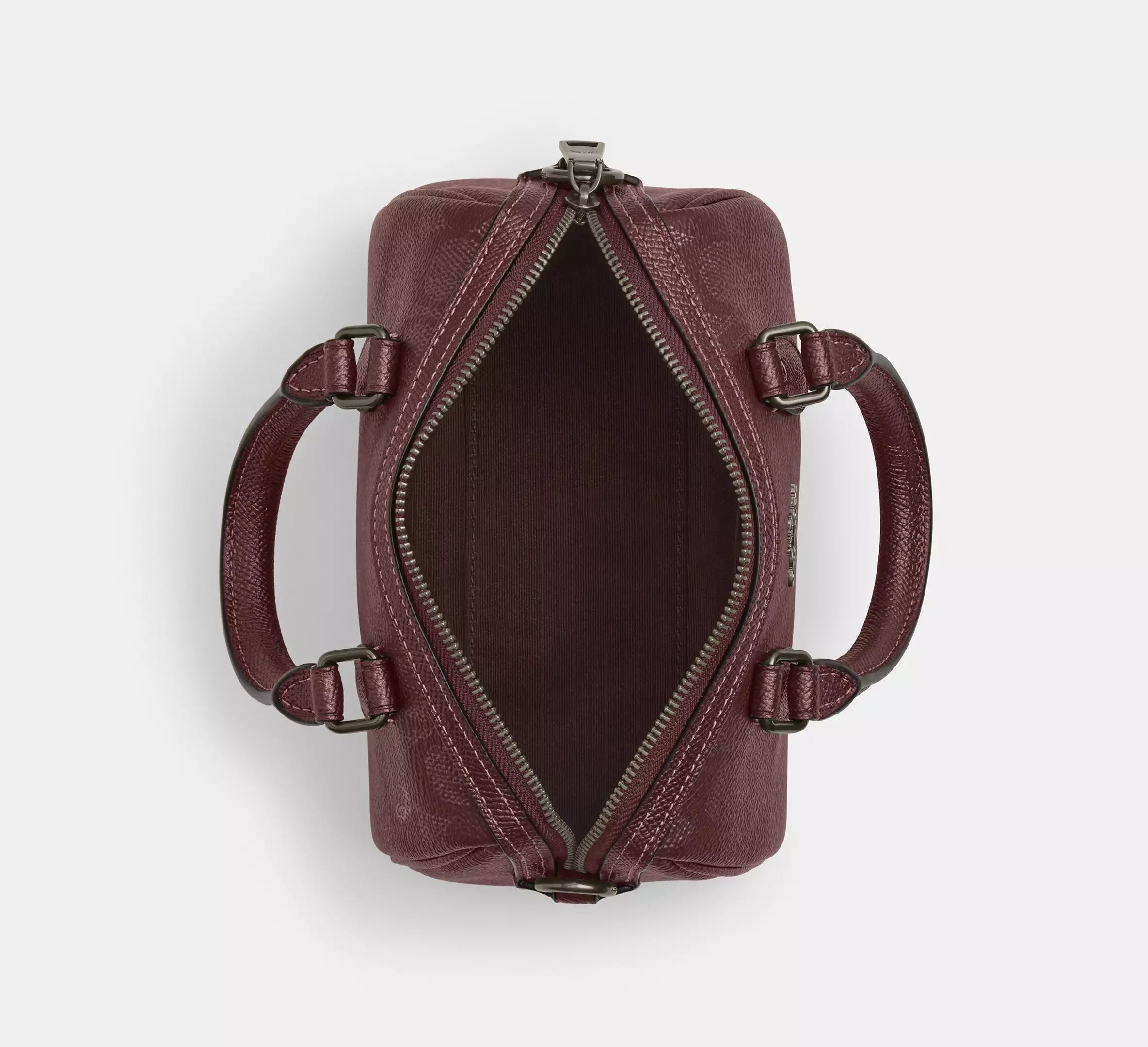 Boxed Mini Rowan Crossbody Bag And Mirror Bag Charm Set In Signature Canvas