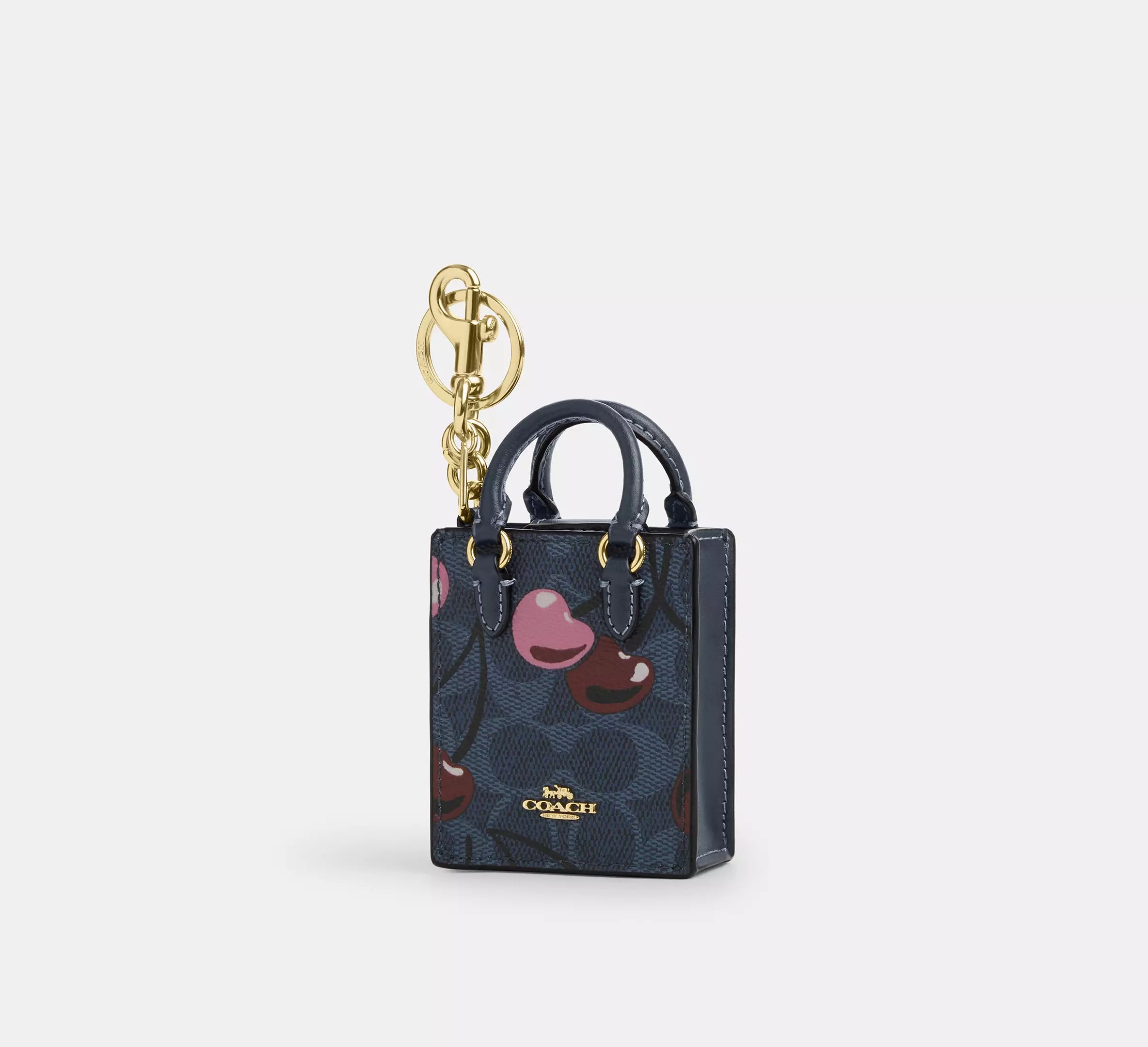 Charms In Signature Canvas With Cherry Print