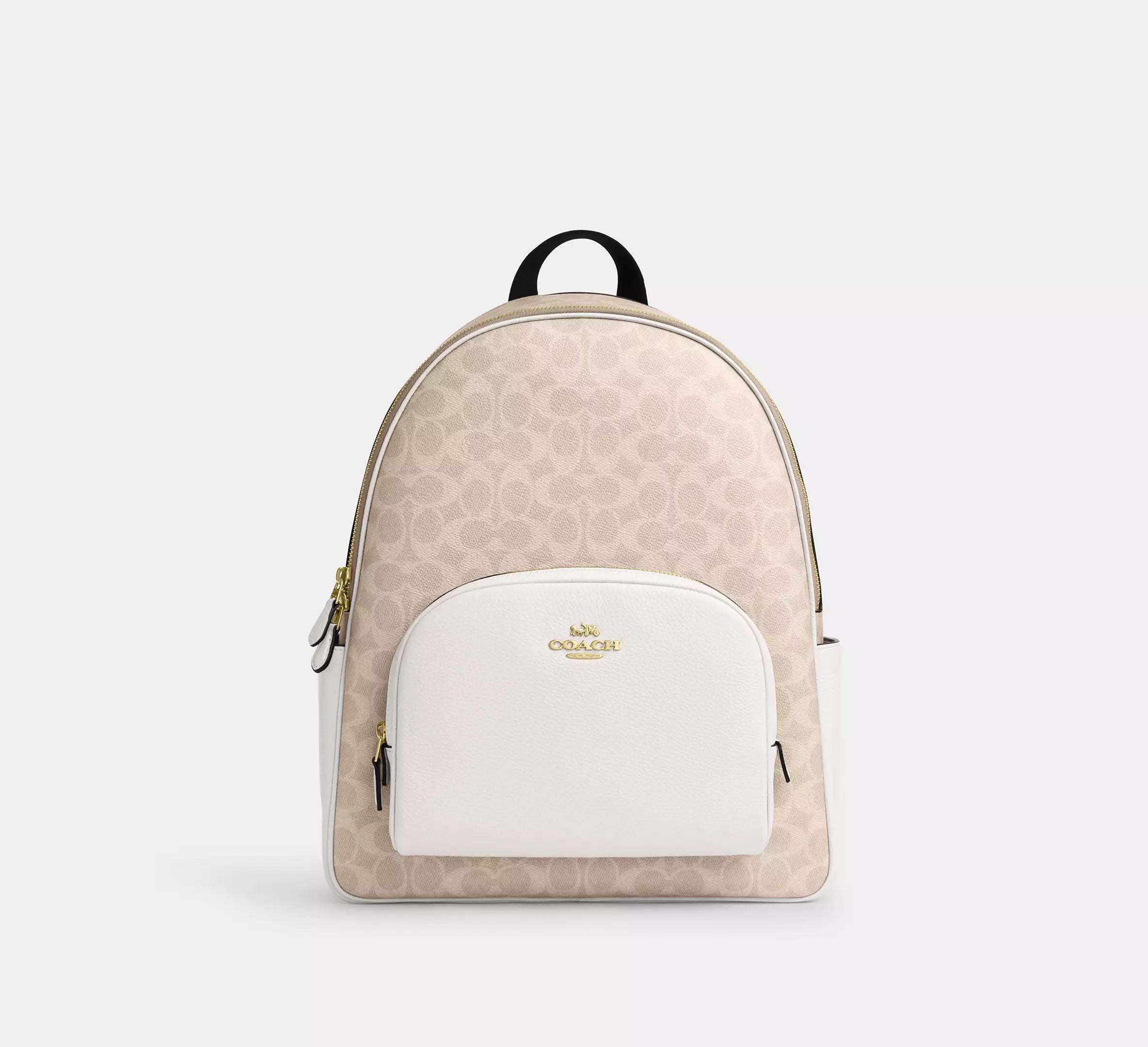 Large Court Backpack In Signature Canvas