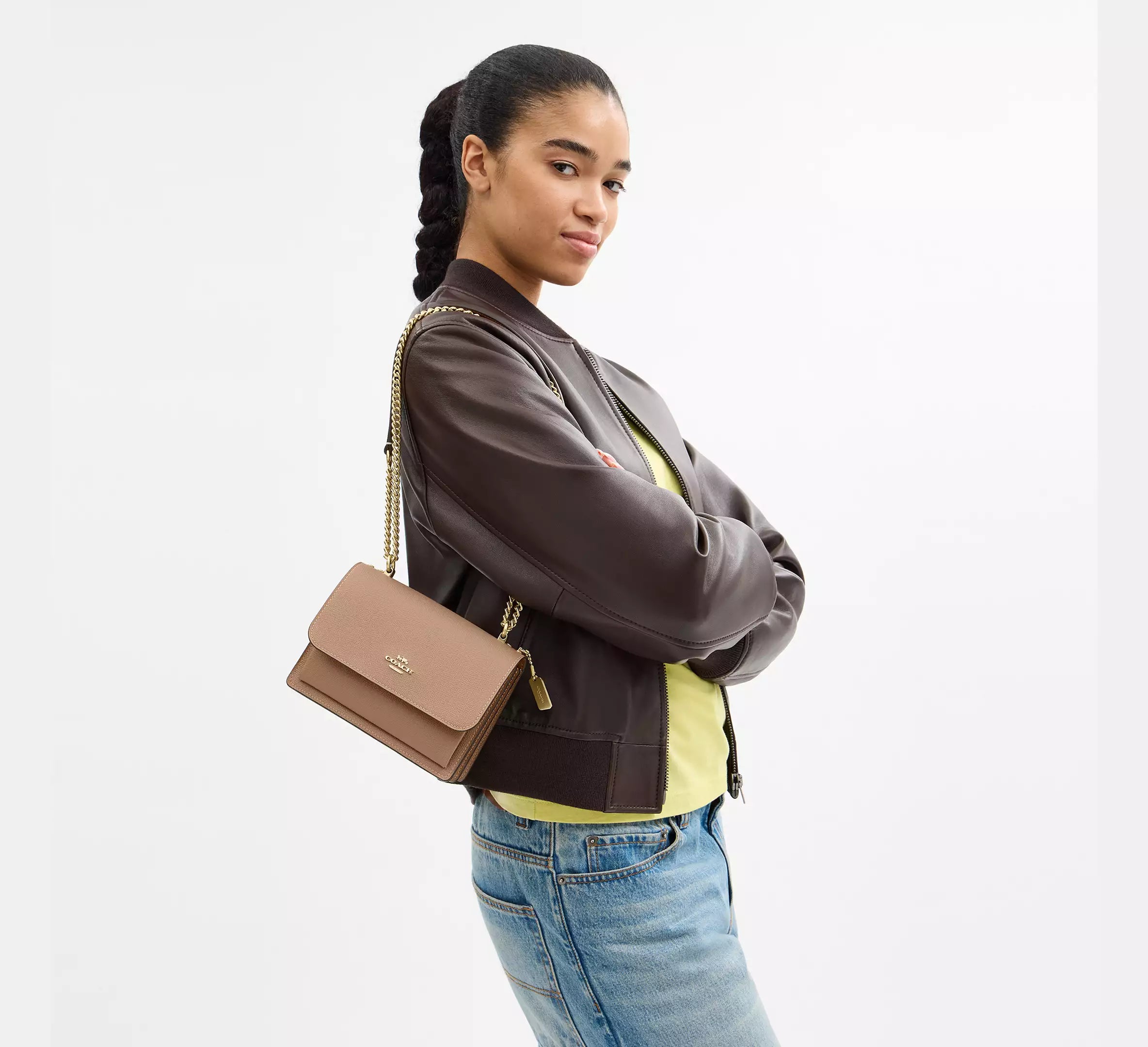 #color_CMKC Crossgran Leather Gold/Taupe