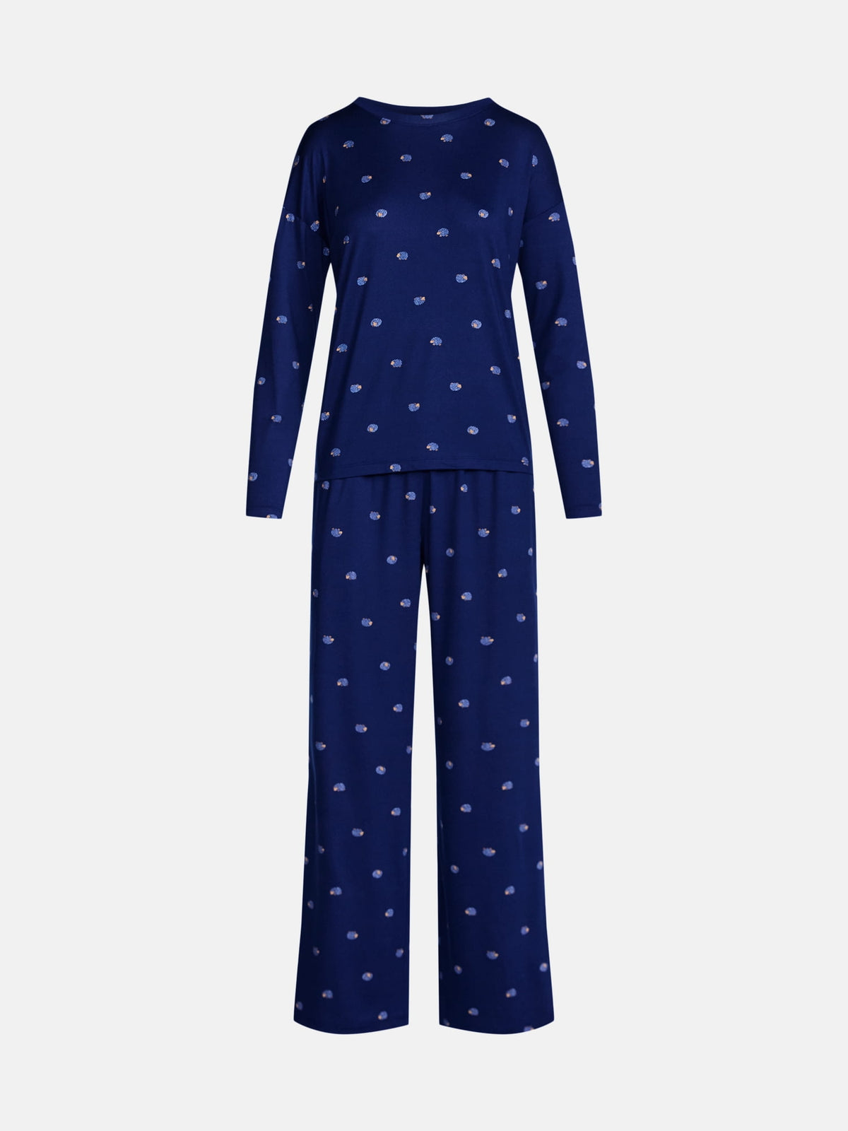 Joyspun Dreamy Soft Collection para mujer, JOS DEEP COBALT, imagen adicional del diseño de pijama #color_JOS DEEP COBALT
