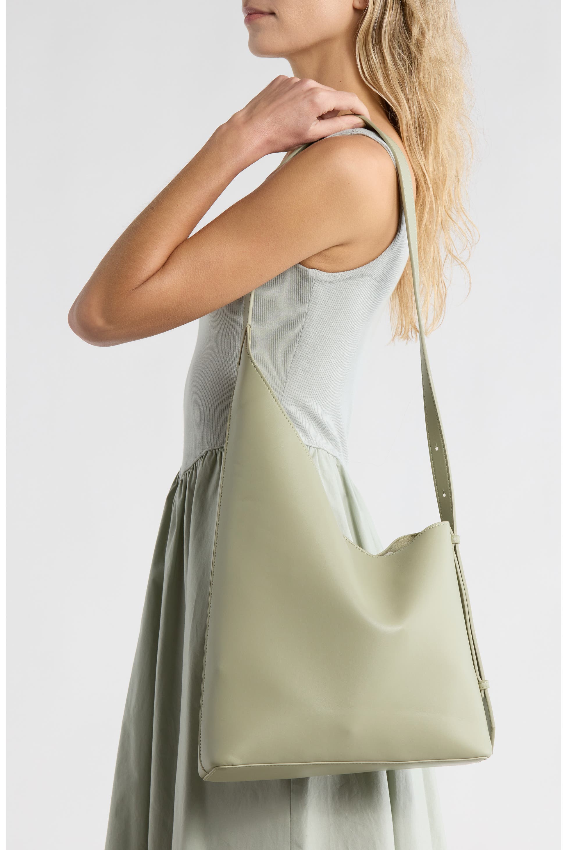 Asymmetric Hobo Bag