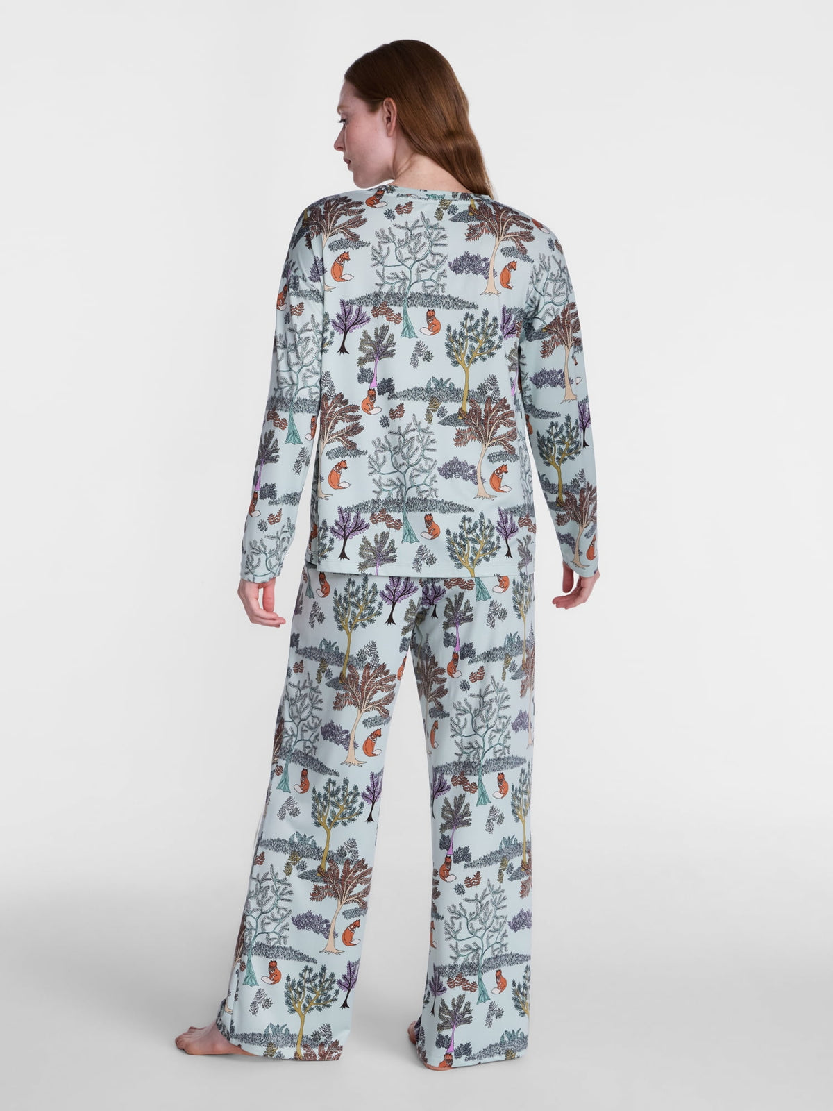 Joyspun Dreamy Soft Collection para mujer, JOS SOFT MINT, otra perspectiva del conjunto de descanso #color_JOS SOFT MINT