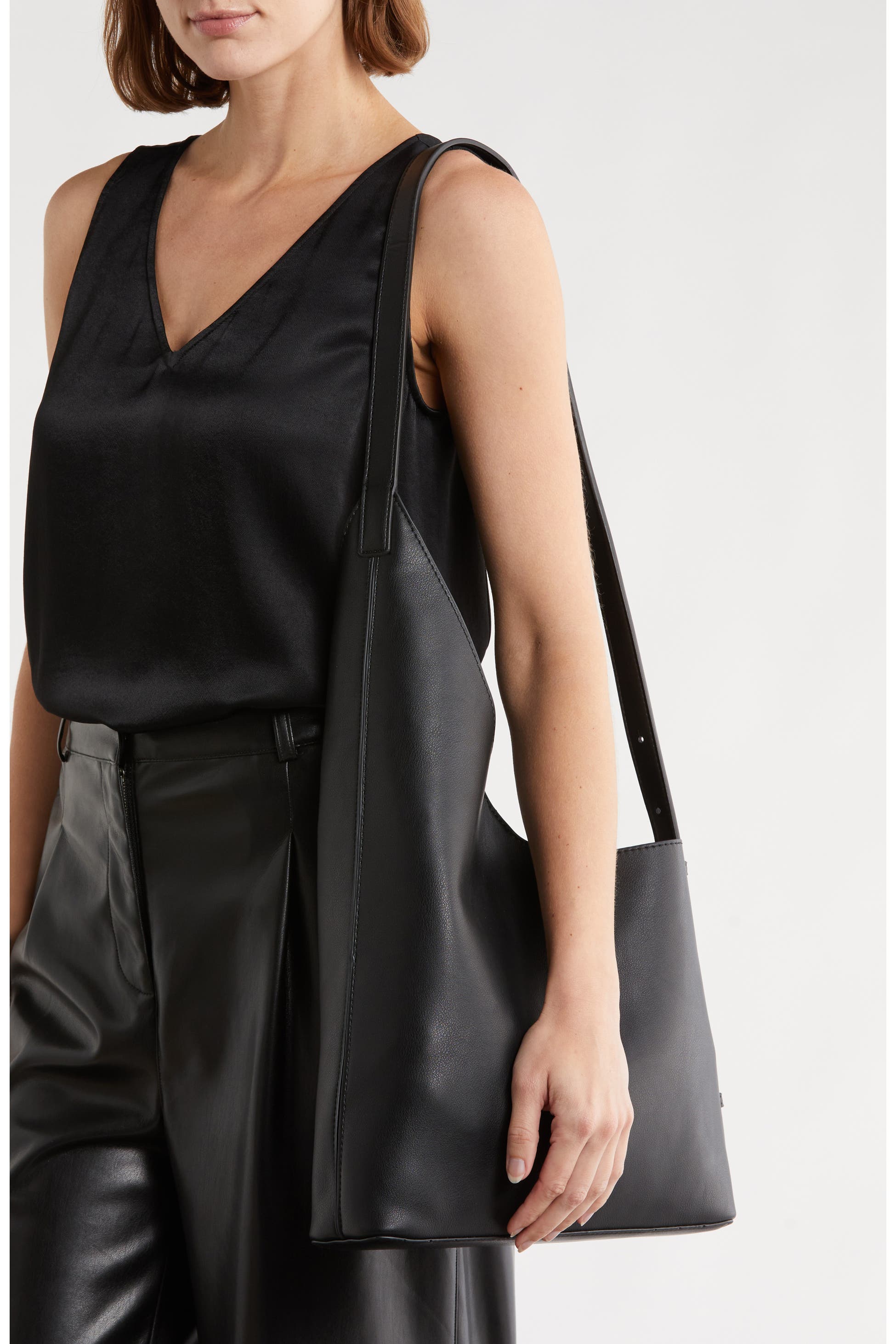 Asymmetric Hobo Bag