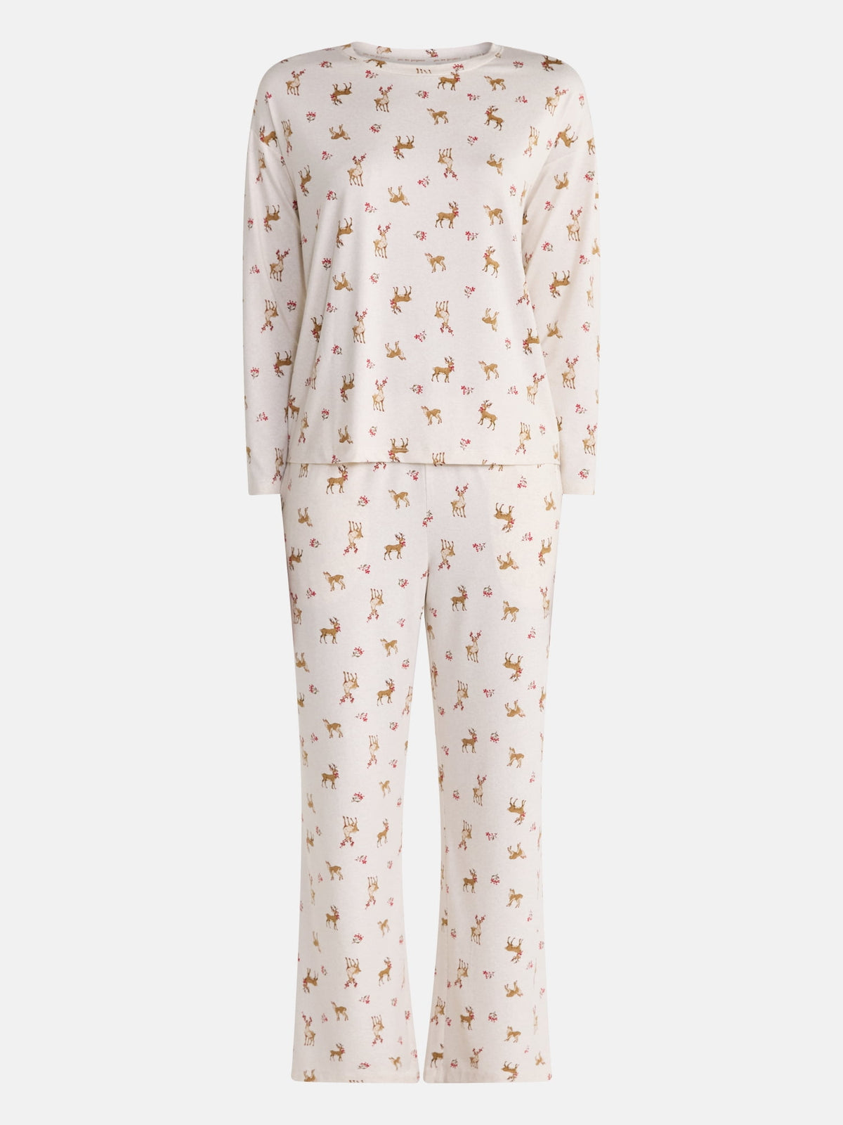 Joyspun Dreamy Soft Collection para mujer, JOS WHEAT HEATHER, imagen adicional del diseño de pijama #color_JOS WHEAT HEATHER
