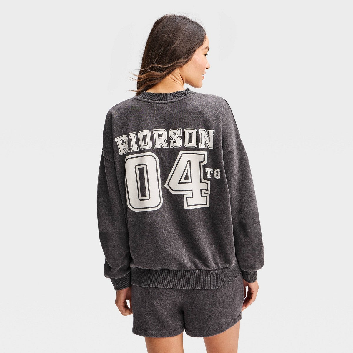 Fourth Wing Wingleader fleece sweatshirt Black Wash vista posterior Riorson 04