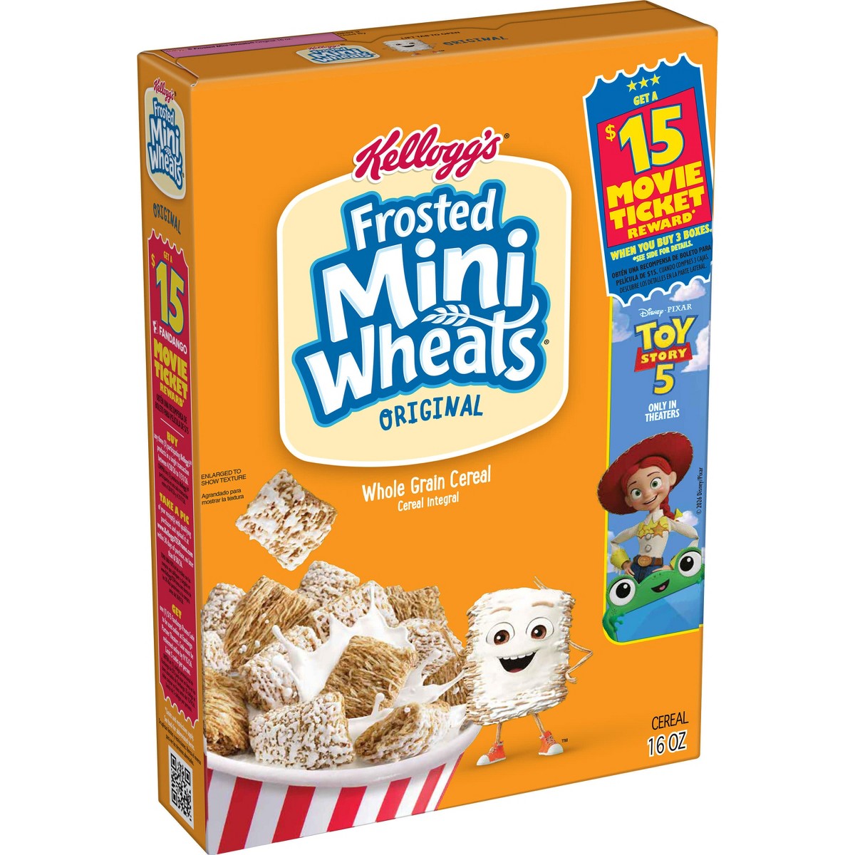 Kellogg's Original Frosted Mini-Wheats 16 oz vista frontal #tamaño_16 oz / 454 g