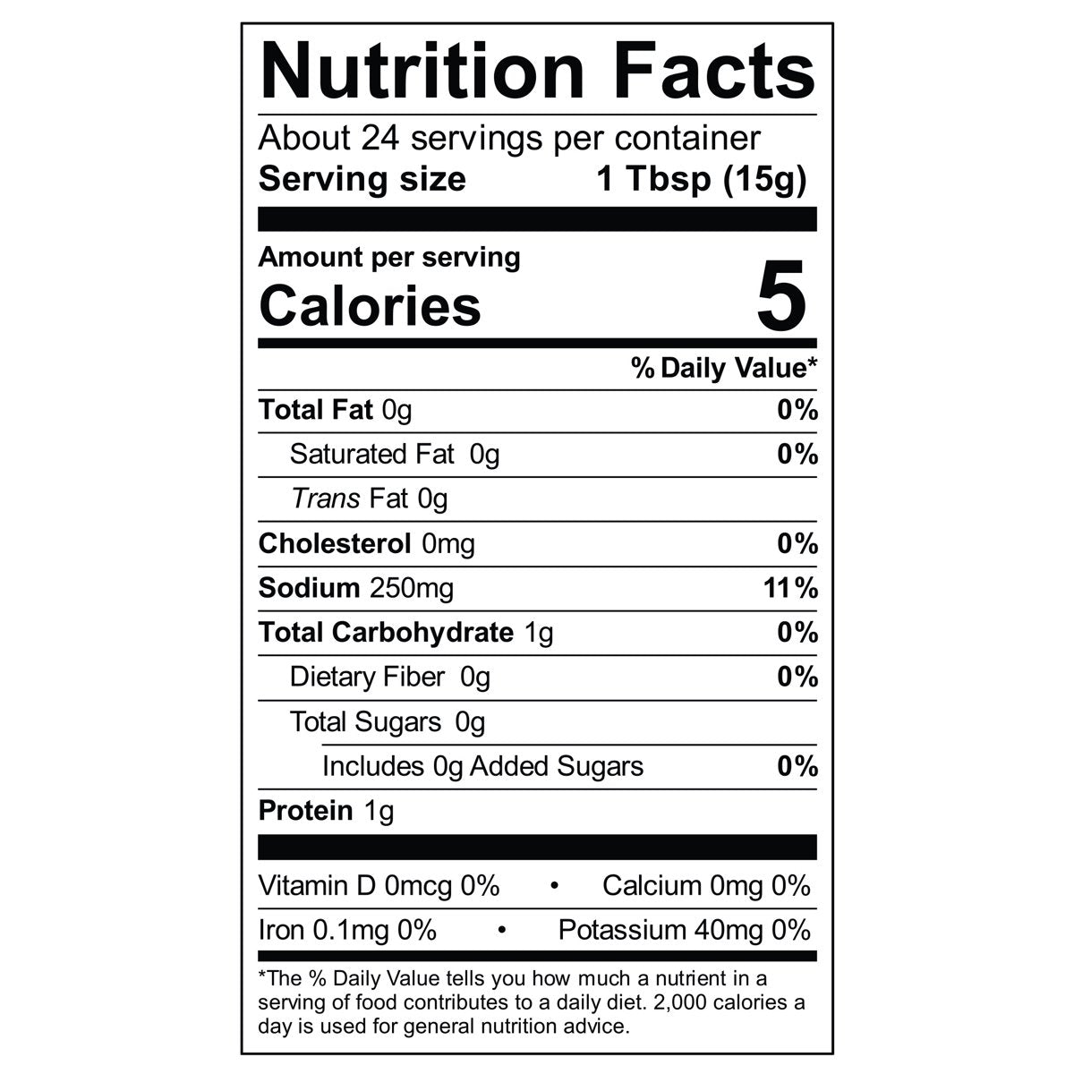 G Hughes Zero Sugar Teriyaki Marinade and Sauce información nutricional