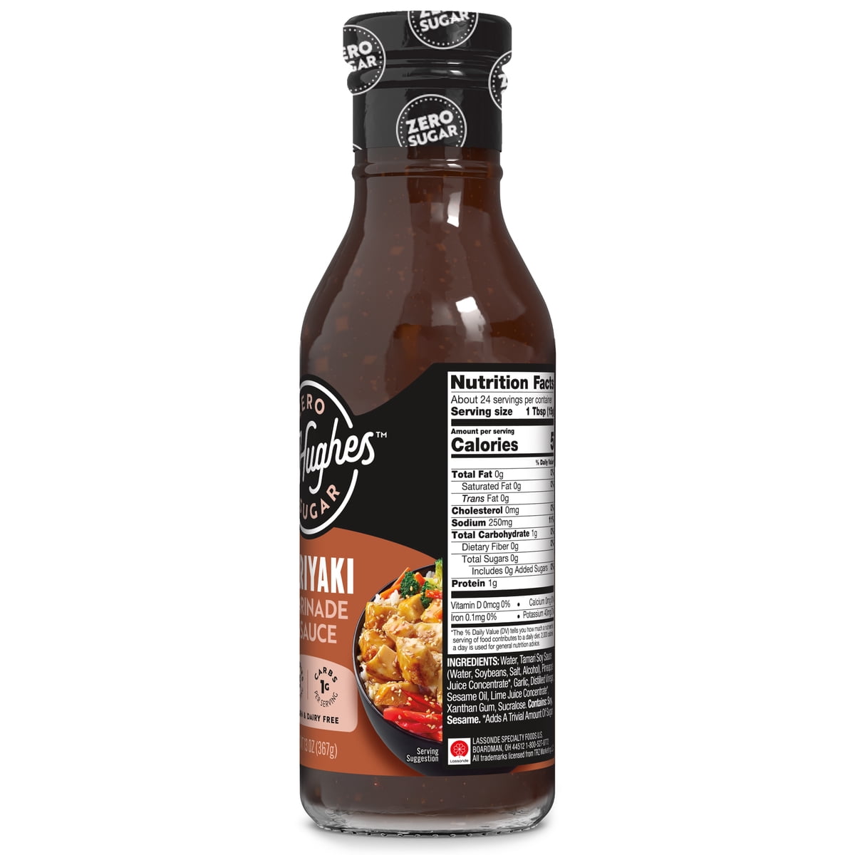 G Hughes Zero Sugar Teriyaki Marinade and Sauce características