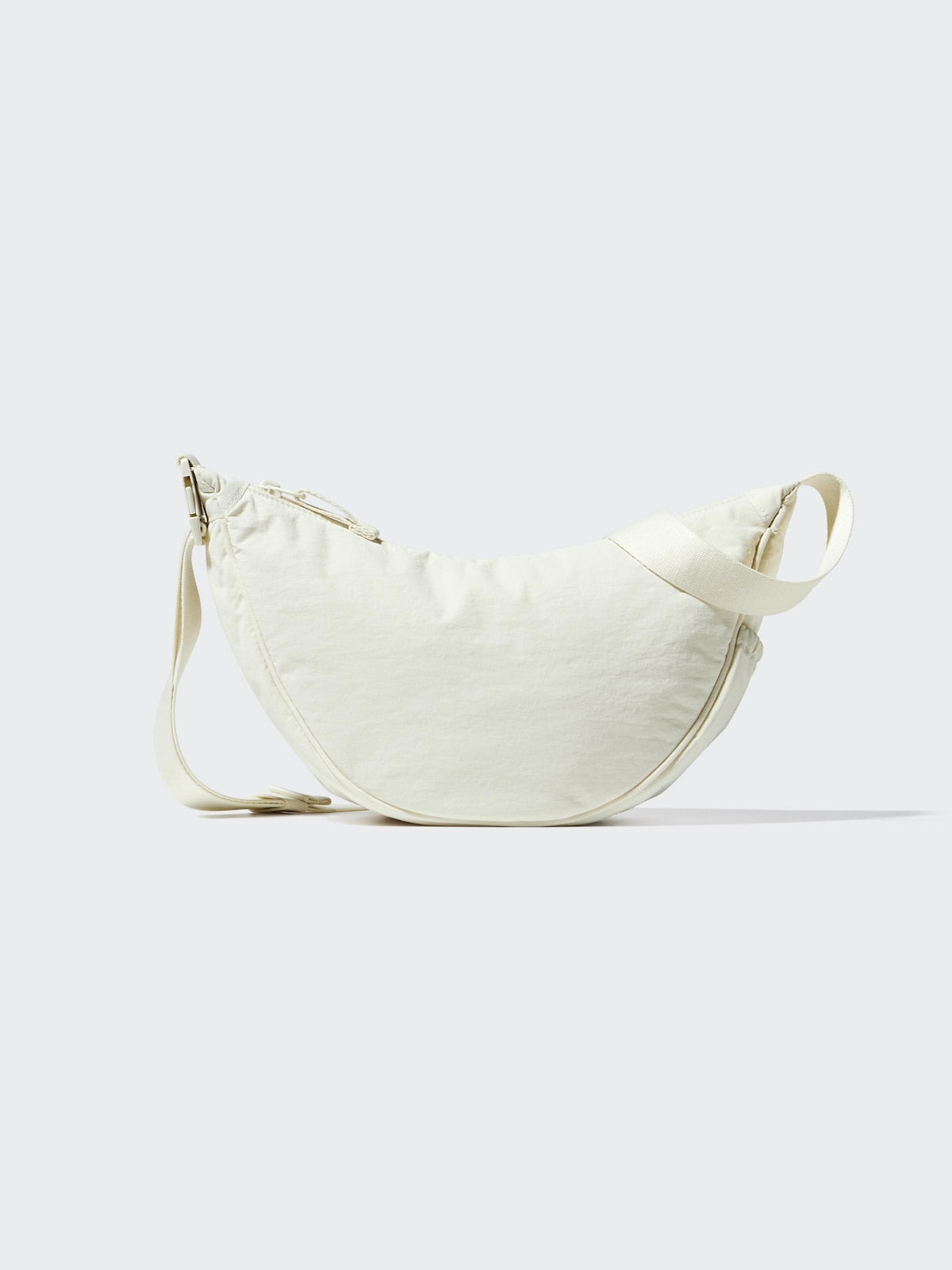 UNIQLO Round Mini Shoulder Bag color OFF WHITE #color_UNIQ 01 OFF WHITE
