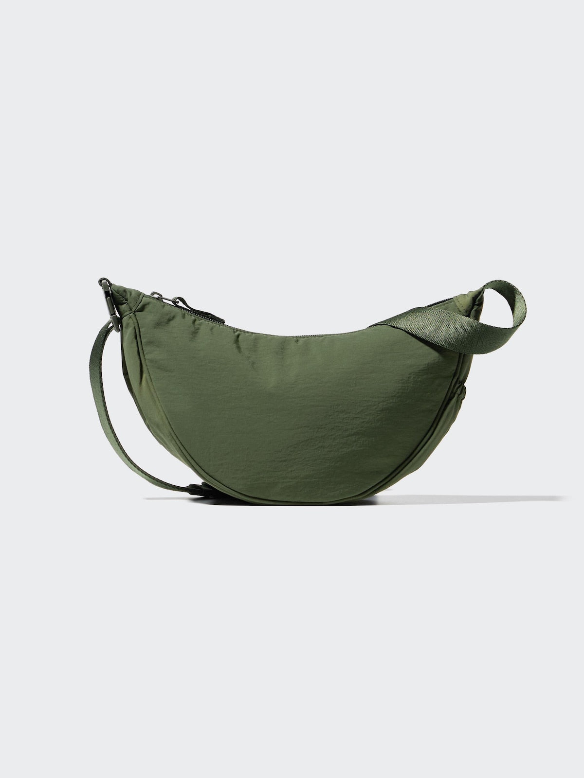 UNIQLO Round Mini Shoulder Bag color DARK GREEN #color_UNIQ 58 DARK GREEN