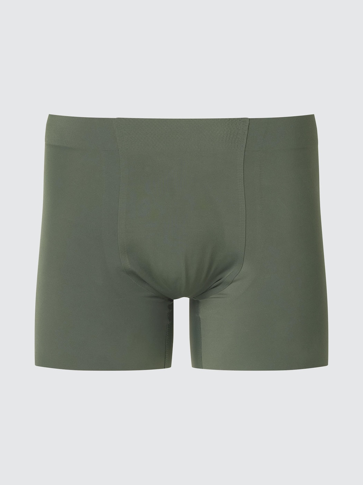 UNIQLO AIRism Ultra Seamless Boxer Briefs color DARK GREEN #color_UNIQ 58 DARK GREEN