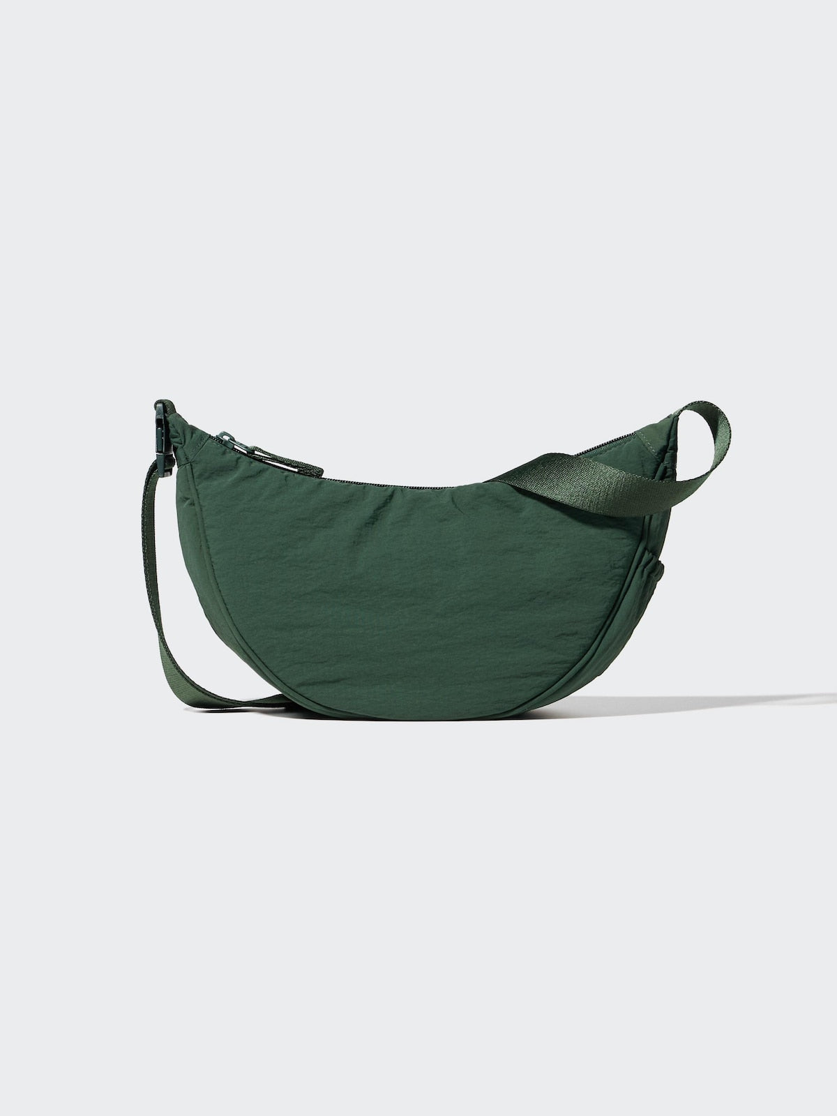UNIQLO Round Mini Shoulder Bag color DARK GREEN #color_UNIQ 59 DARK GREEN