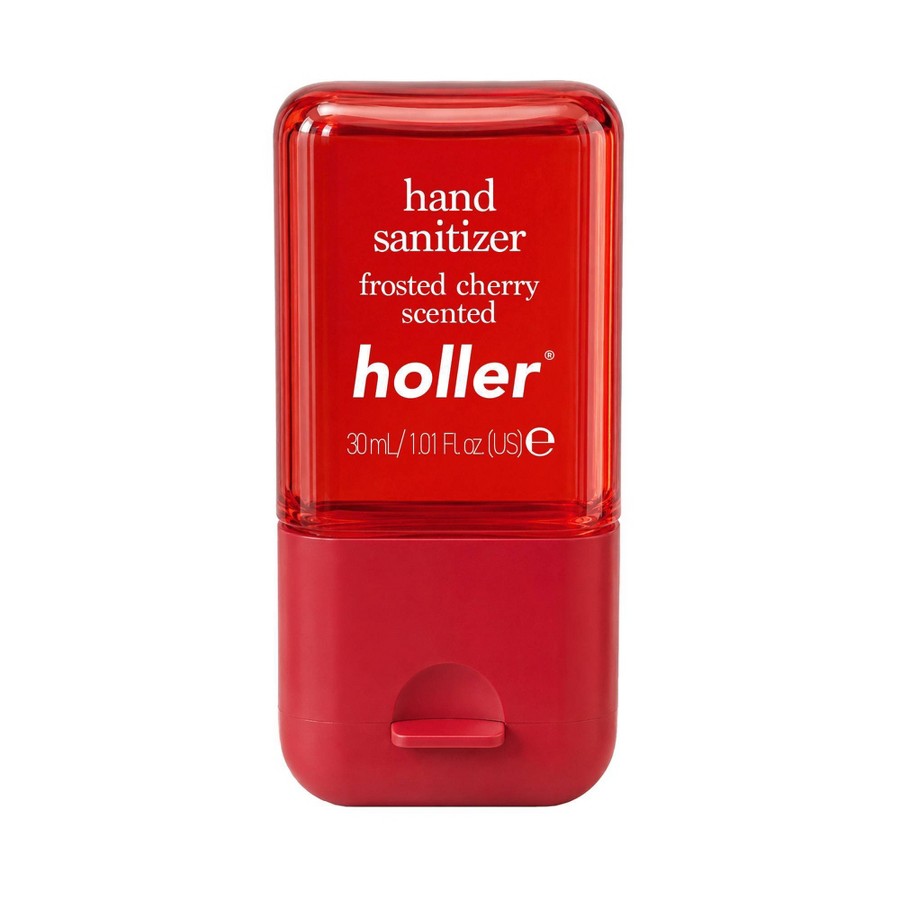 Holler and Glow sanitizante de manos aroma cereza presentación portátil #tamaño_30 ml / 1 oz