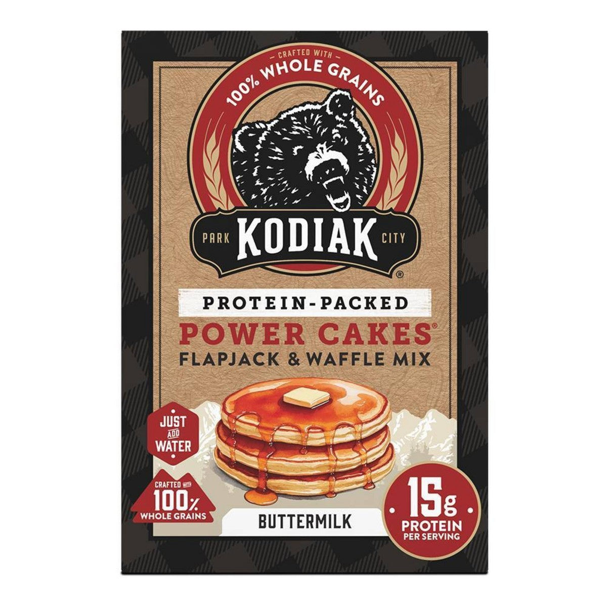 Kodiak Power Cakes Buttermilk - 20 oz vista frontal #sabor_Buttermilk - 20 oz