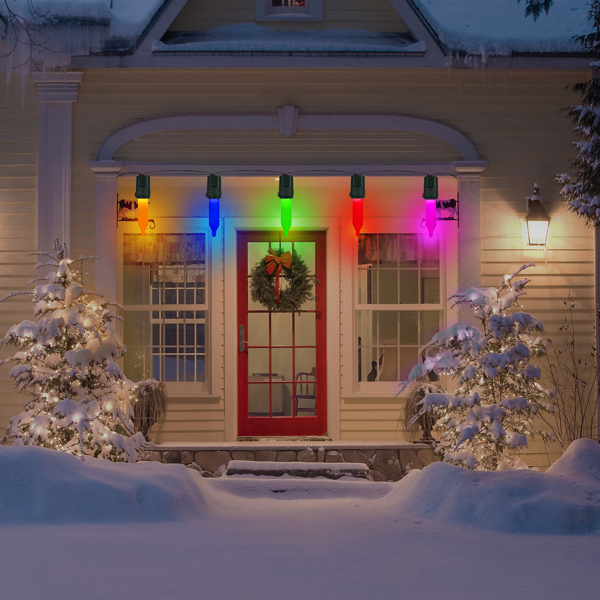 Jumbo Light Strand cadena de luces retro de Mr. Christmas con focos de 30.5 cm