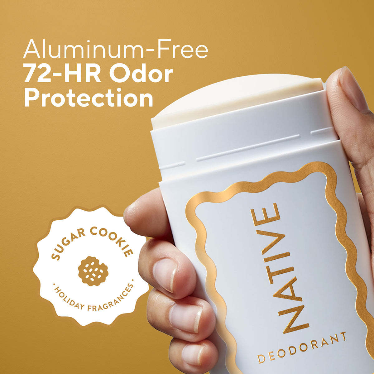 Native Sugar Cookie deodorant aluminum free con protección contra olor hasta 72 horas
