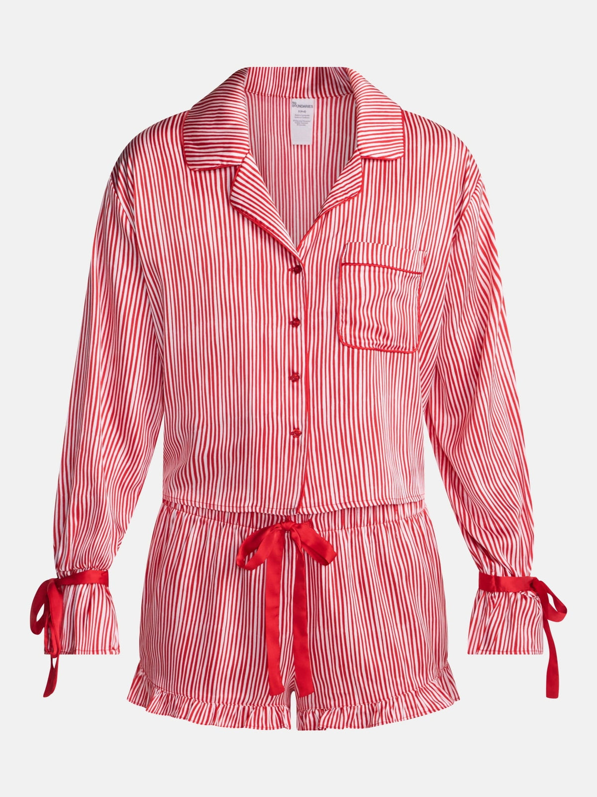 No Boundaries conjunto de descanso de dos piezas color Cherry Tomato #color_NOB Cherry Tomato