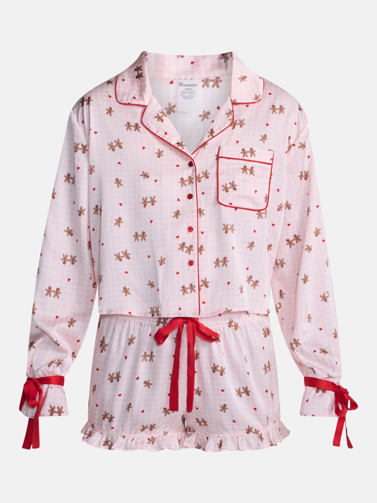 No Boundaries conjunto de descanso de dos piezas color Pink Marshmallow #color_NOB Pink Marshmallow