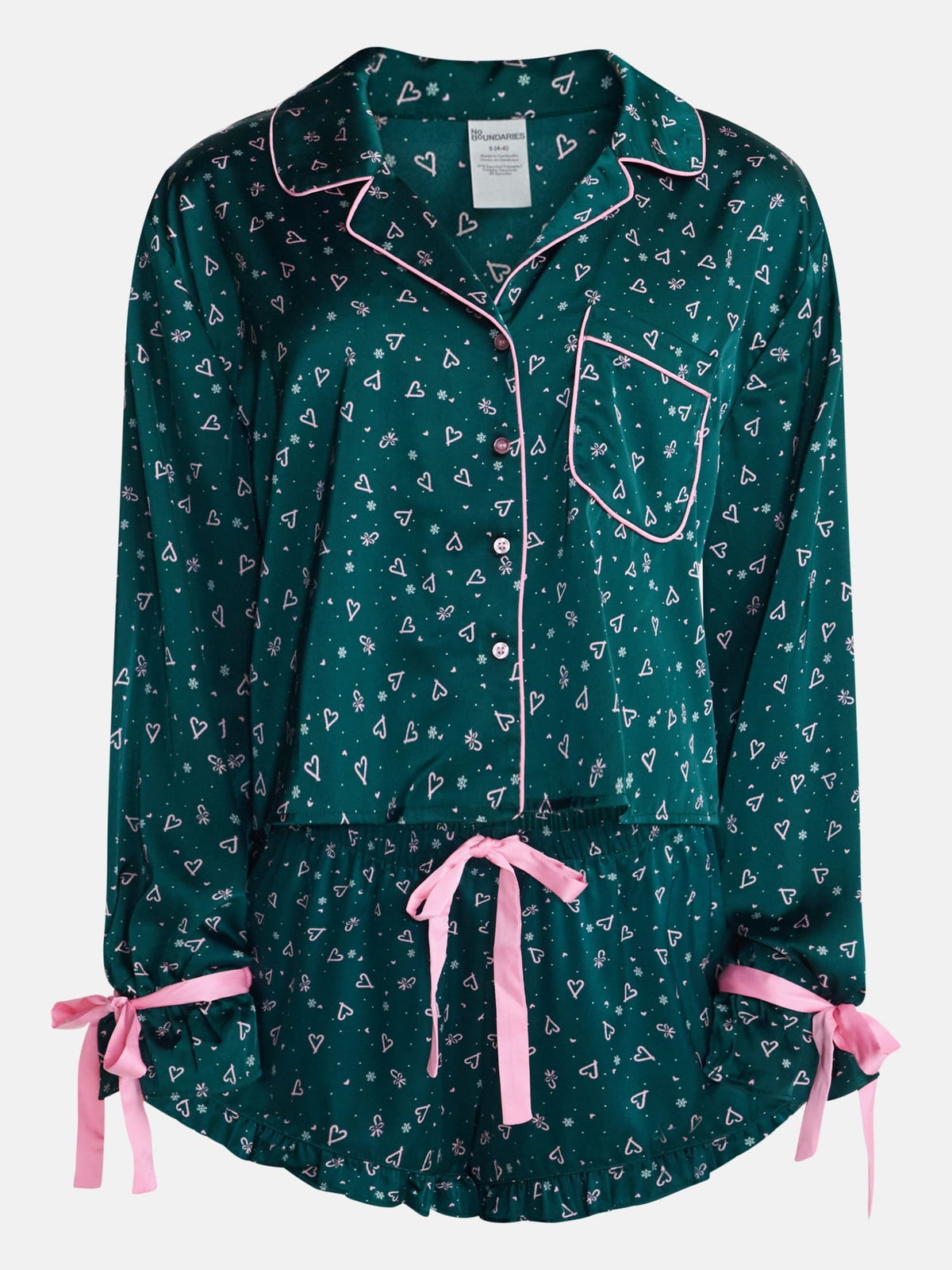 No Boundaries conjunto de descanso de dos piezas color Pink Orchid #color_NOB Pink Orchid