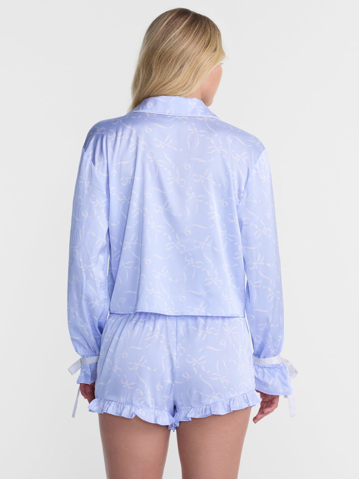 No Boundaries set de dormir satinado Holiday Satin color Xenon Blue #color_NOB Xenon Blue