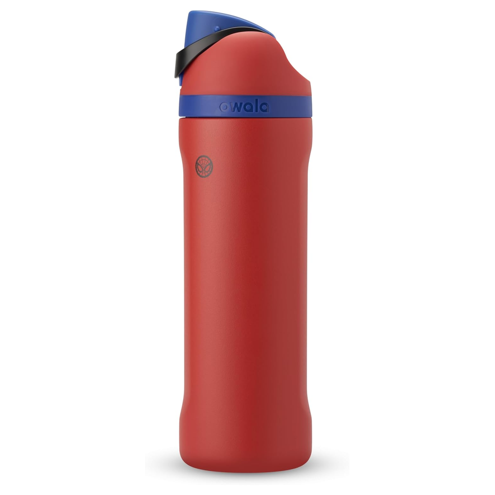 Freesip Botella de Agua de acero inoxidable con popote - Edición Marvel