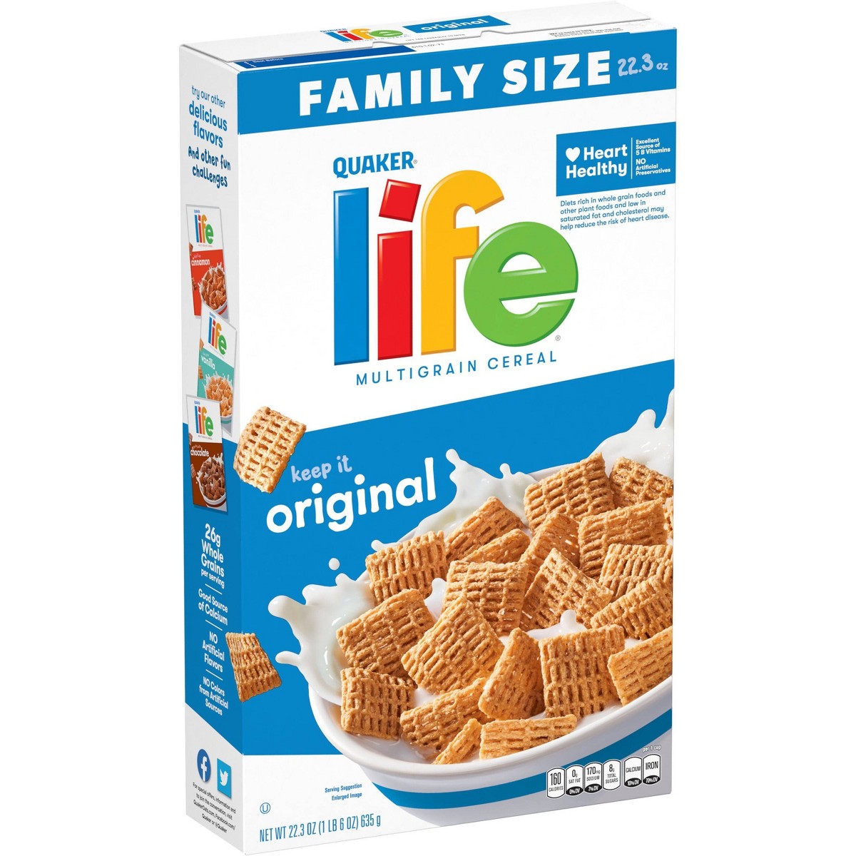Quaker Life Original 22.3 oz vista frontal