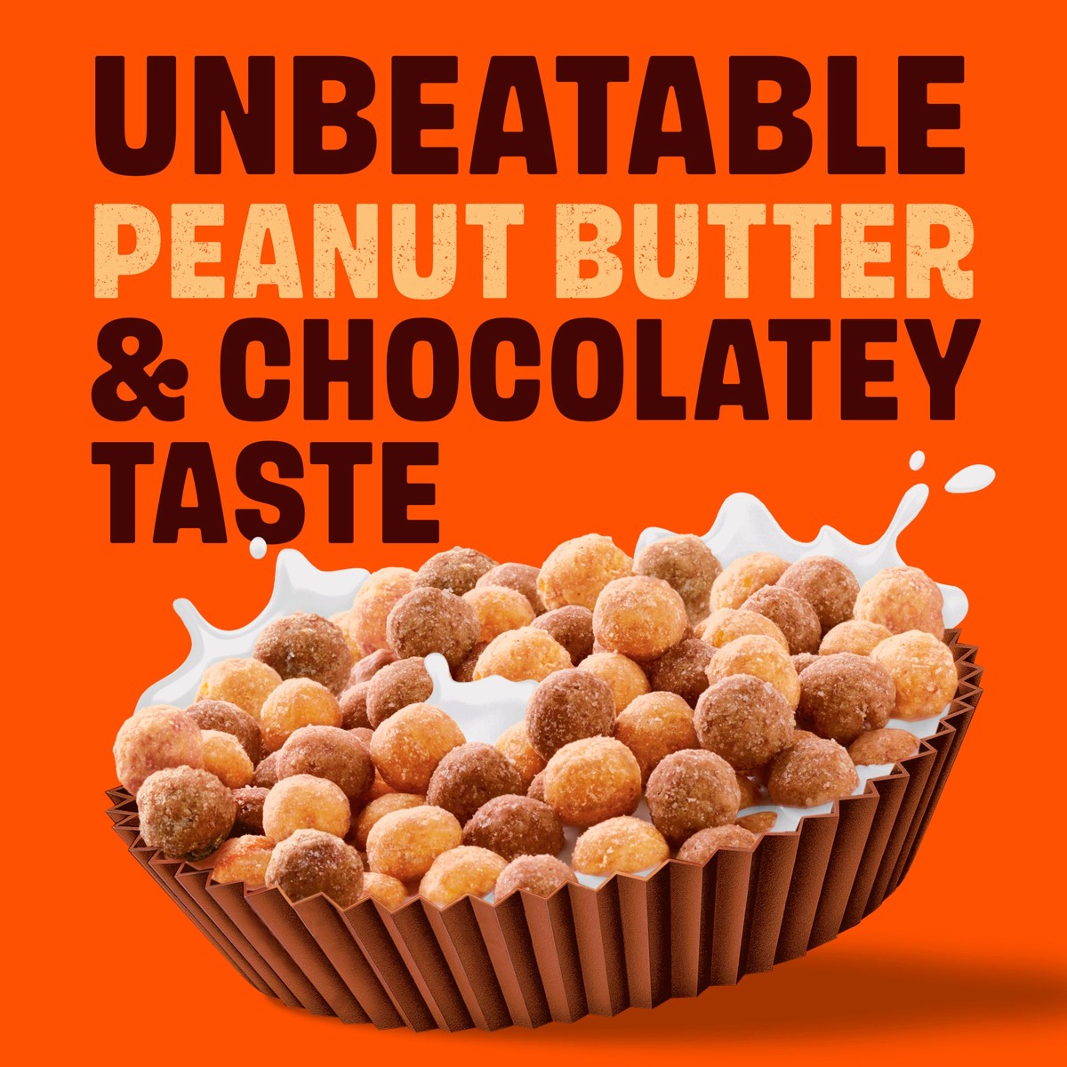 Reese's Puffs cereal con grano integral para desayuno