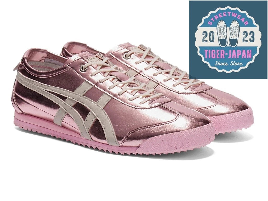 Onitsuka Tiger MEXICO 66 SD 1183C468 700 CRYSTAL PINK/CREAM Unisex Leather Shoes