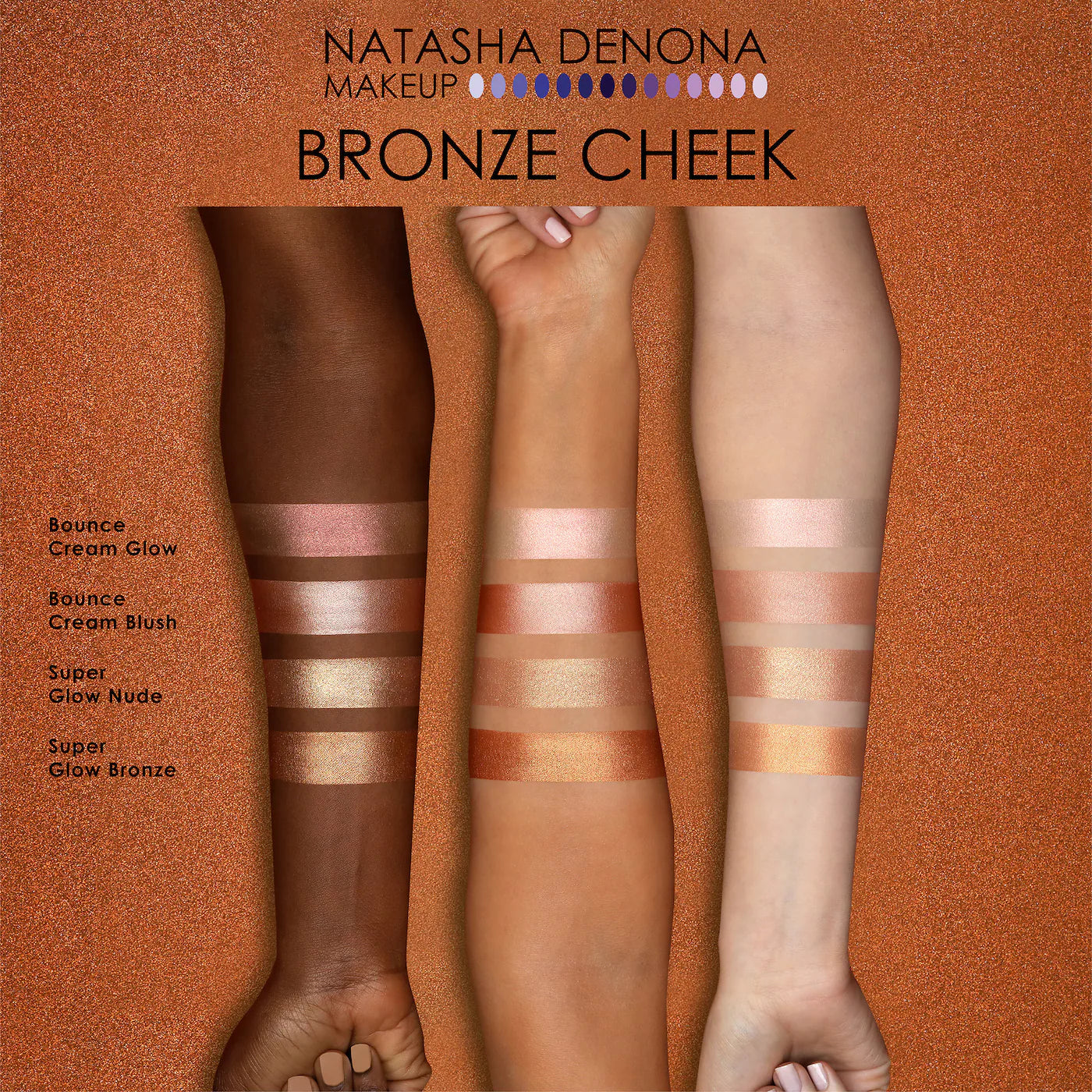 Bronze Cheek Face Glow Palette
