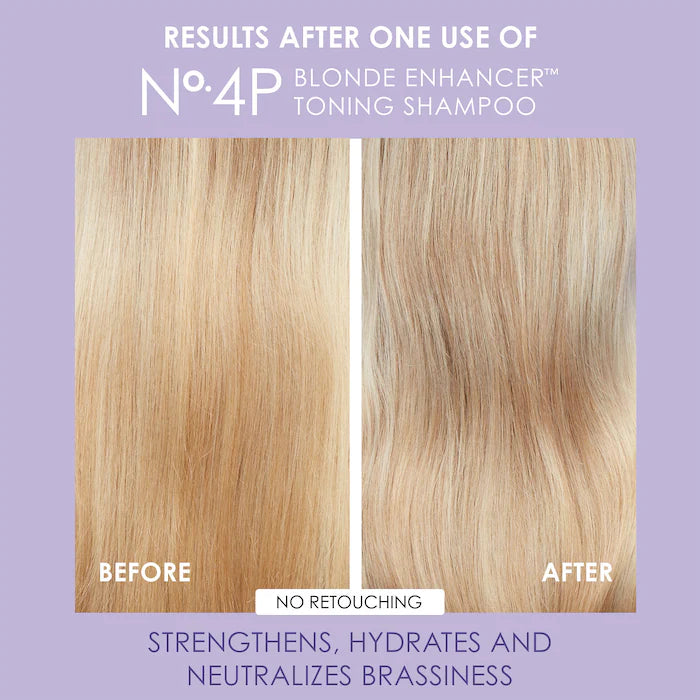 No.4P Blonde Enhancer Toning Purple Shampoo