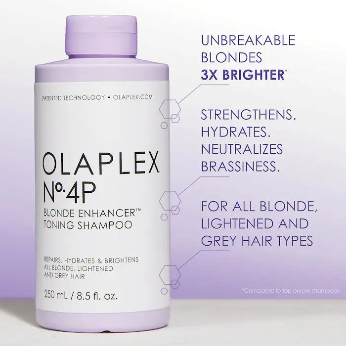 No.4P Blonde Enhancer Toning Purple Shampoo