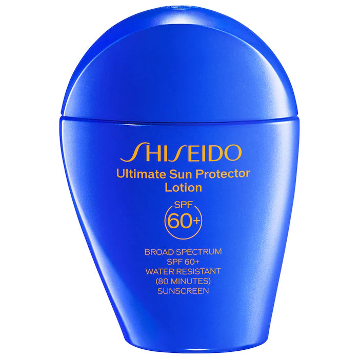 Shiseido - Ultimate Sun Protector Face and Body Lotion Sunscreen SPF 60+ | Protector solar para rostro y cuerpo