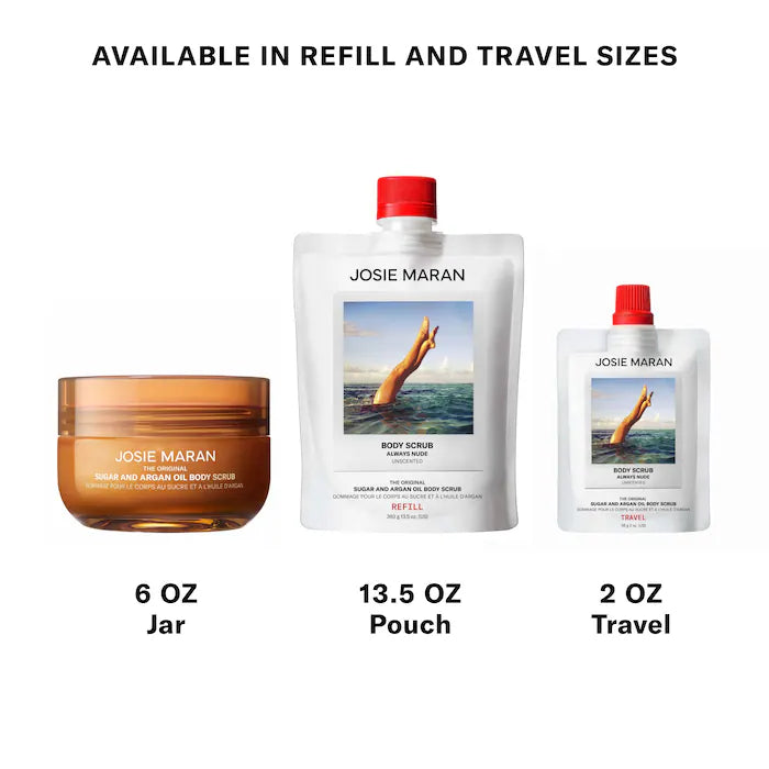 Mini Bohemian Fig - Argan Oil + Sugar Balm Refillable Exfoliating Body Scrub