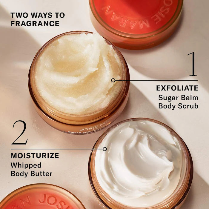 Mini Bohemian Fig - Argan Oil + Sugar Balm Refillable Exfoliating Body Scrub