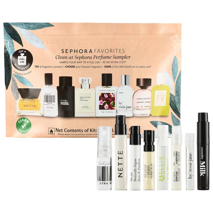 Clean Perfume Sampler Set with Redeemable Voucher
