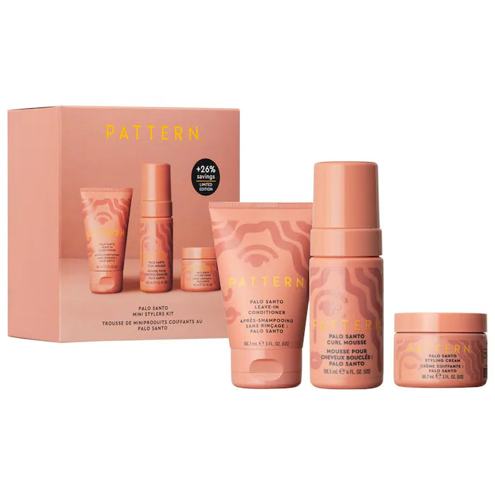 PATTERN Mini Palo Santo Stylers Kit para cabello rizado