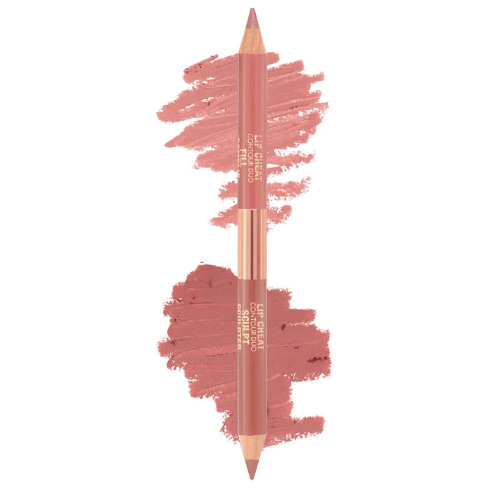 Charlotte Tilbury - Super Nudes Lip Cheat Contour Duo Lip Liner | Lápiz de Labios, Contorno, Long-Lasting, Hidratante